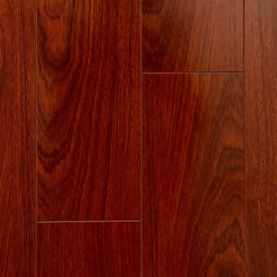 reddish-brown laminate flooring