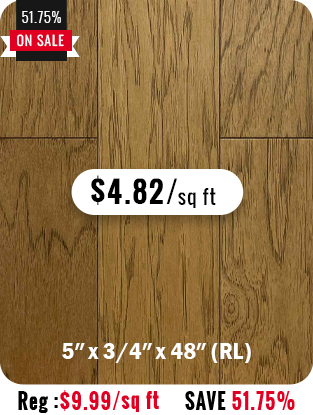 Hickory Maize Engineered Hardwood