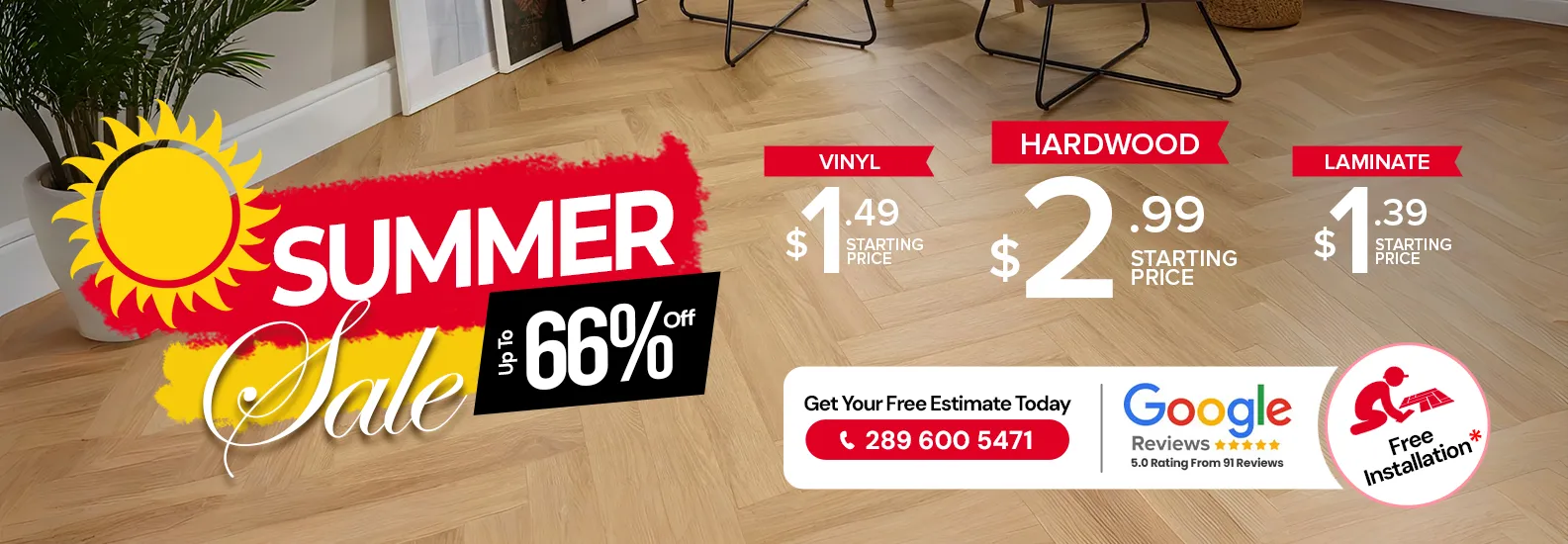 summer flooring sale